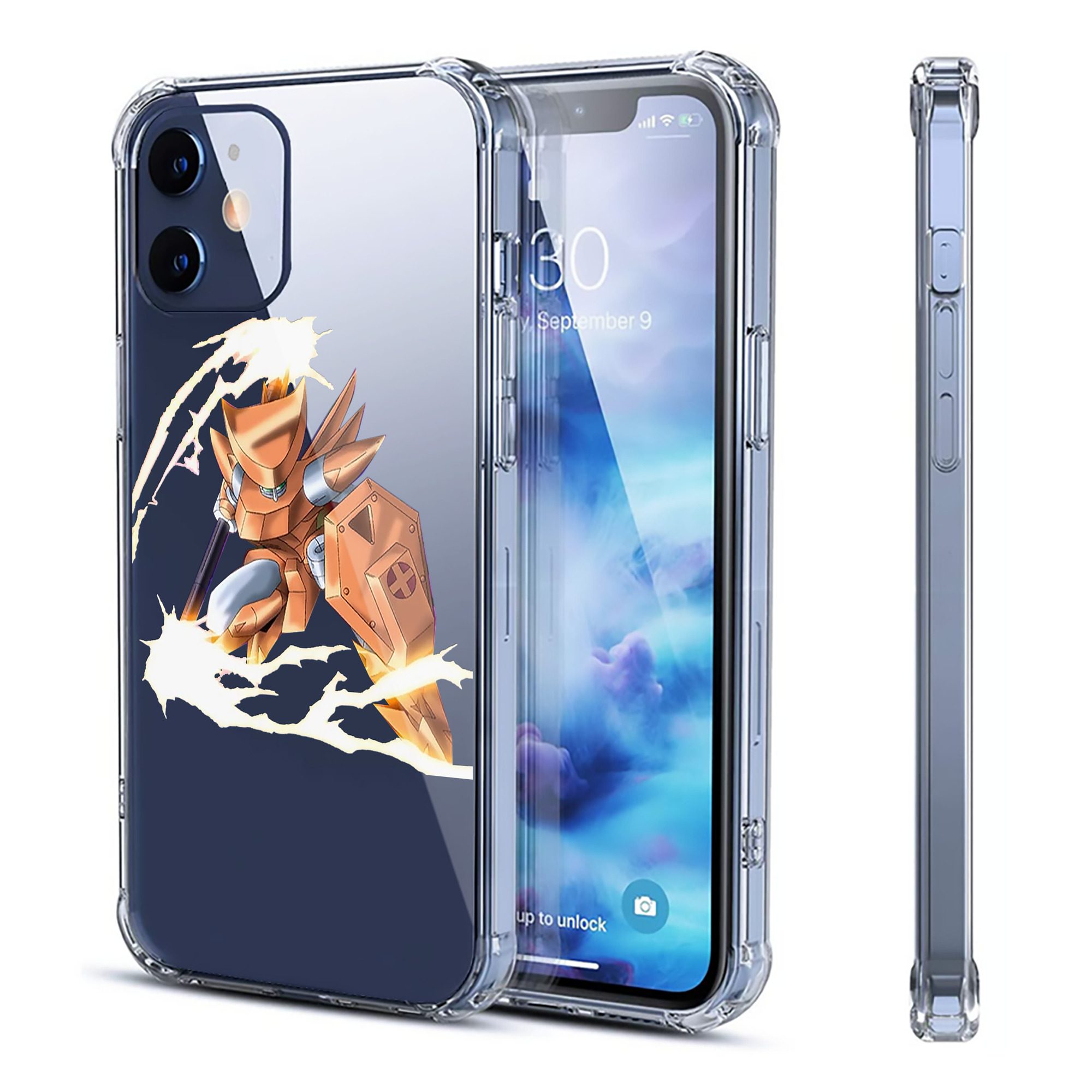 （画像用） 遊☆戯☆王 Yu-Gi-Oh! 【iPhone 12シリーズ対応】透明スマホケース（クリアソフトケース）
